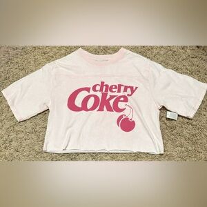 Coca-Cola Cherry Coke Cropped Tee Size: XXS (0)